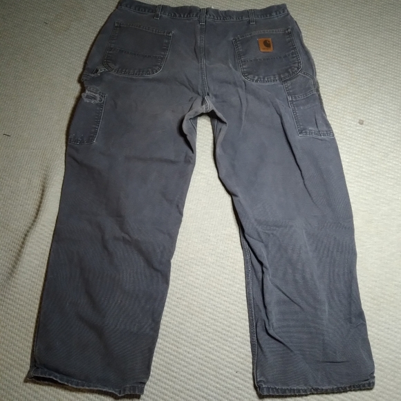 Carhartt Distressed Dark Gray Jeans Sz 40 - Picture 2 of 14